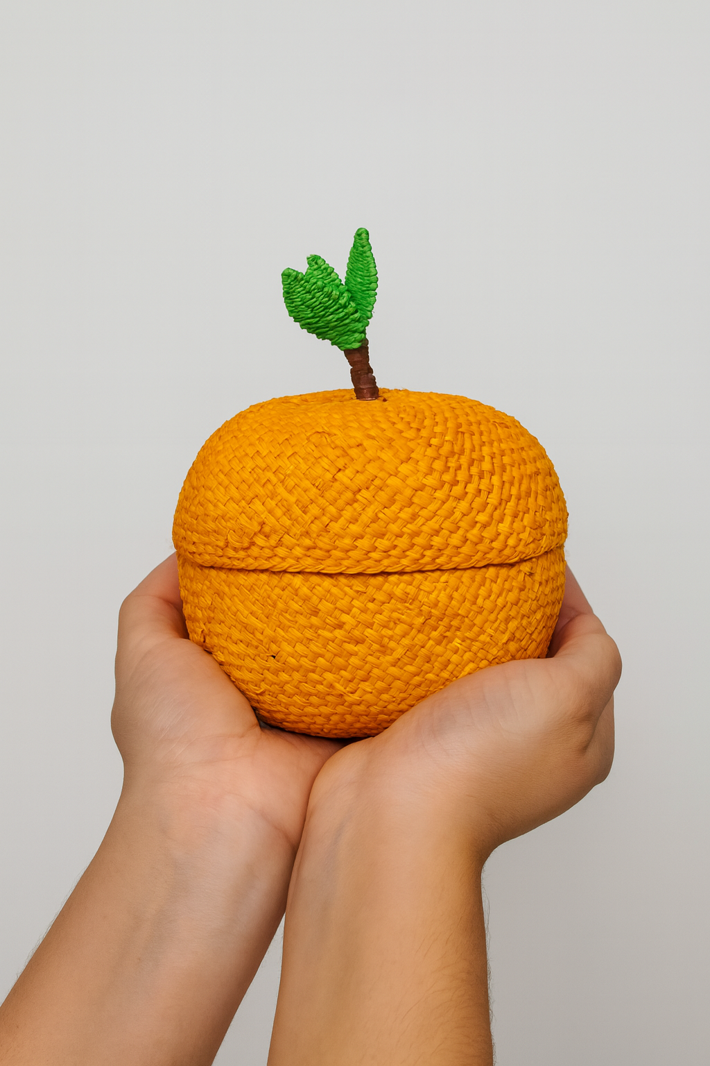 Canasto pequeño de Fique - Naranja