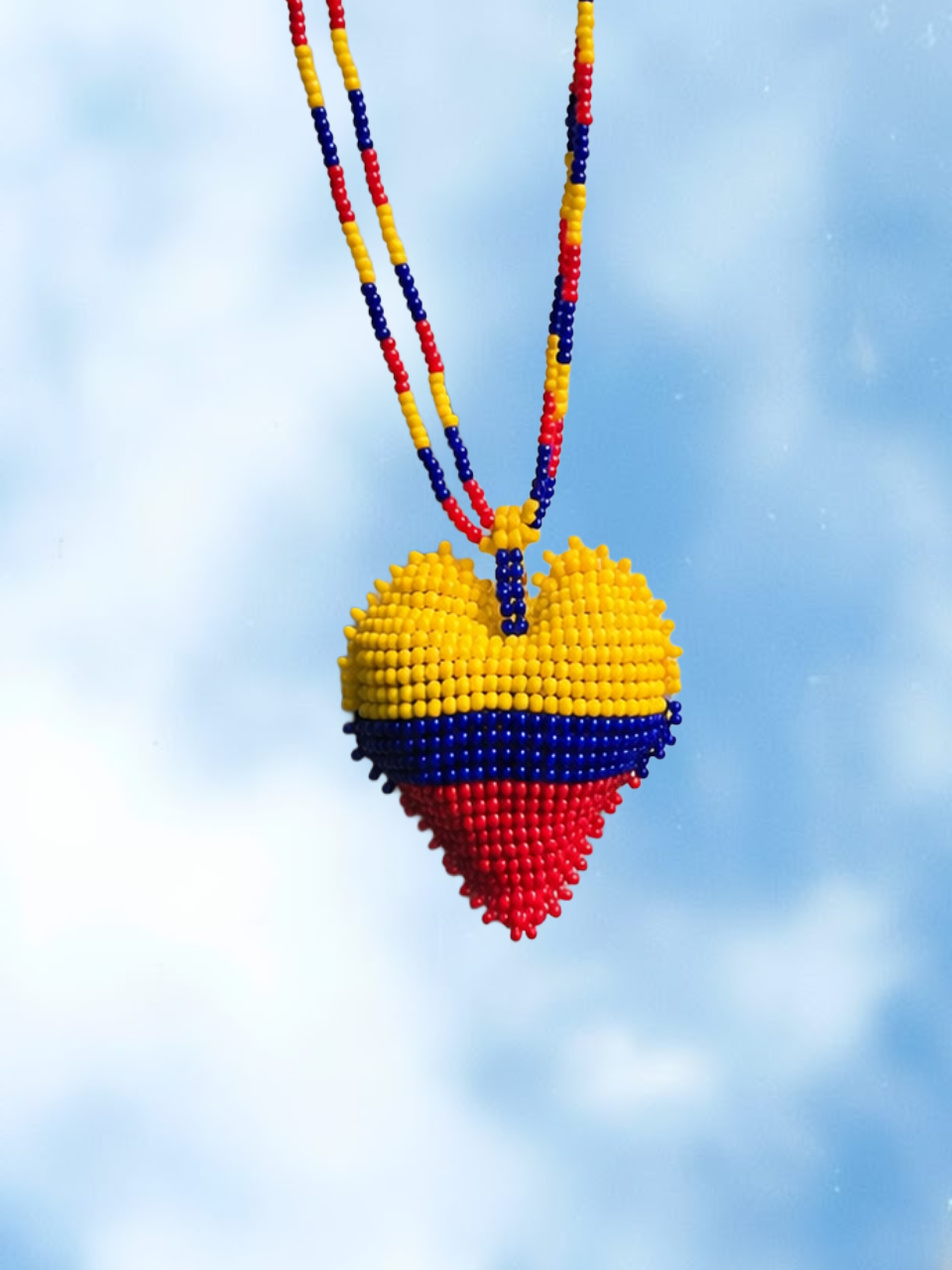 Collar Corazón Colombia ($50.000 OFF Durante el Mundial!)